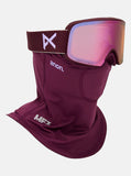 Anon M6 Goggles Deep Cherry + Bonus Lens + MFI® Face Mask
