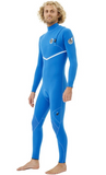 Rip Curl E Bomb E6 4/3mm Zip Free Blue