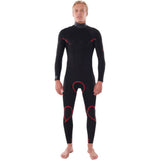 Fato de Surf Rip Curl Dawn Patrol Performance 3/2 Chest Zip Muted Green