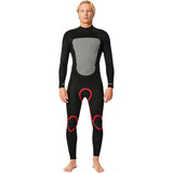 Rip Curl Omega 4/3 Back Zip Slate