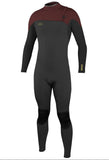 O'Neill Hyperfreak Comp 3/2 Zipless Black/Bloodshot