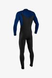 O'Neill Hyperfreak Comp 4/3 Zipless Black/TwilightBlue