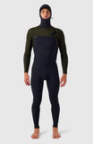 O'Neill Hyperfreak 5/4 Chest Zip Full Wetsuit w/Hood Black