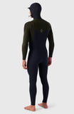 O'Neill Hyperfreak 5/4 Chest Zip Full Wetsuit w/Hood Black