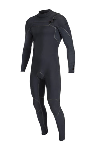 O'Neill Hyperfreak Fire 5/4+ Chest Zip Black