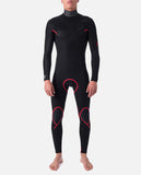 Fato de Surf Rip Curl Dawn Patrol 4/3 Chest Zip Black