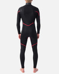 Fato de Surf Rip Curl Dawn Patrol 4/3 Chest Zip Black