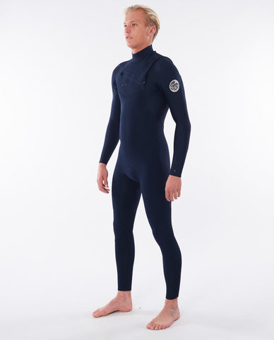 Fato de Surf Rip Curl Dawn Patrol Performance 4/3 Chest Zip Navy