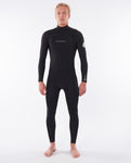 Fato de Surf Rip Curl Dawn Patrol 4/3 Chest Zip Black