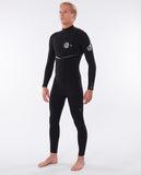 Fato de Surf Rip Curl Flash Bomb 3/2mm Zip Free Black