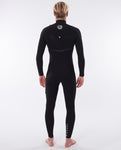 Fato de Surf Rip Curl Flash Bomb 3/2mm Zip Free Black