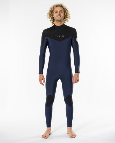 Fato de Surf Rip Curl Dawn Patrol 4/3 Back Zip Navy