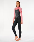 FATO RIP CURL OMEGA 4/3 BACK ZIP DUSTY ROSE