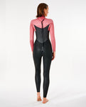 FATO RIP CURL OMEGA 4/3 BACK ZIP DUSTY ROSE