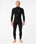 Rip Curl Flash Bomb E7 4/3mm Chest Zip Black
