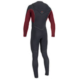 Fato de Surf O'Neill Hyperfreak Fire 5/4 Chest Zip Red