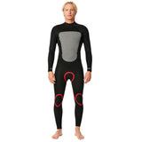 Rip Curl Omega 3/2 Back Zip Black