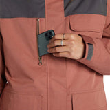 DC Shoes Women's Liberate Jacket Dark Pink