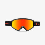 Electric Hex Matte Speckled Black Googles