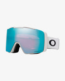 Oakley Line Miner Pro M Matte White com lente Prizm Snow Sapphire Iridium + Prizm Iced Iridium
