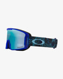 Oakley Line Miner M Goggles Crystal Blue Cell with Prizm Snow Sapphire Iridium Lens