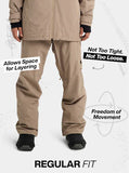 Burton Reserve 2L Bib Pants Sunrise Coral