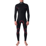 Rip Curl Dawn Patrol Perf E5 3/2mm Chest Zip Muted Green