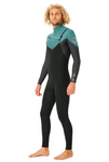 Rip Curl Dawn Patrol Perf E5 3/2mm Chest Zip Muted Green