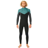Rip Curl Dawn Patrol Perf E5 3/2mm Chest Zip Muted Green