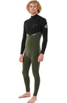 Rip Curl E Bomb E6 4/3mm Zip Free Olive