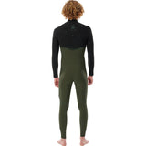 Rip Curl E Bomb E6 4/3mm Zip Free Olive