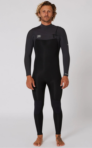 Ocean & Earth Free Flex 4/3 Chest Zip Black/Charcoal