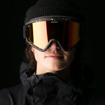 Electric Hex Matte Speckled Black Googles