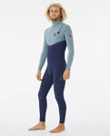 Rip Curl Flash Bomb E6 4/3mm Zip Free Mineral Blue