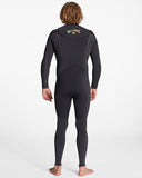 Billabong Absolute 4/3 Chest Zip Black Fade