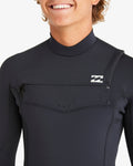 Billabong Absolute Natural 4/3mm Chest Zip Black