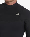 Billabong Revolution Natural 4/3mm Chest Zip Black