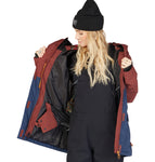 DC Women's Cruiser Jacket Dark Burgundy / Navy