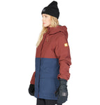 DC Women's Cruiser Jacket Dark Burgundy / Navy