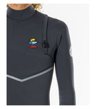Rip Curl E Bomb E6 4/3mm Zip Free Charcoal
