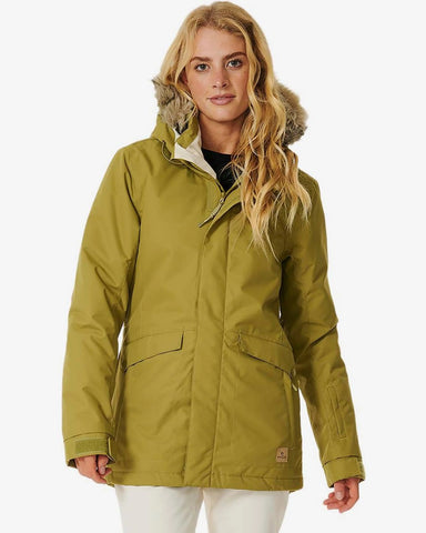 Rip Curl Women's Rider Parker Jacket Khaki