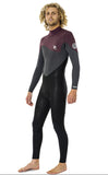 Rip Curl Omega 4/3 Back Zip Maroon