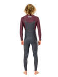 Rip Curl Dawn Patrol E5 4/3mm Chest Zip Wine