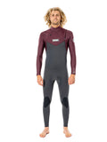 Rip Curl Dawn Patrol E5 4/3mm Chest Zip Wine