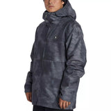 DC Snow Jacket Basis Print Overspray Cloud Grey