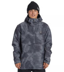 DC Snow Jacket Basis Print Overspray Cloud Grey
