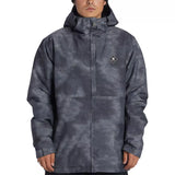 DC Snow Jacket Basis Print Overspray Cloud Grey