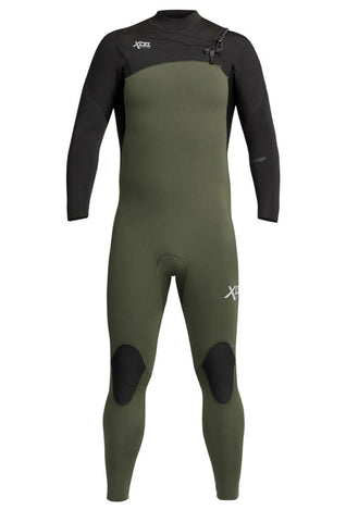 Xcel Comp 4/3 Chest Zip Dark Forest/Black