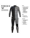 Xcel Phoenix 4/3 Chest Zip Black/Green Camo