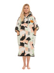 All-In Women T-Poncho Camo Smoke